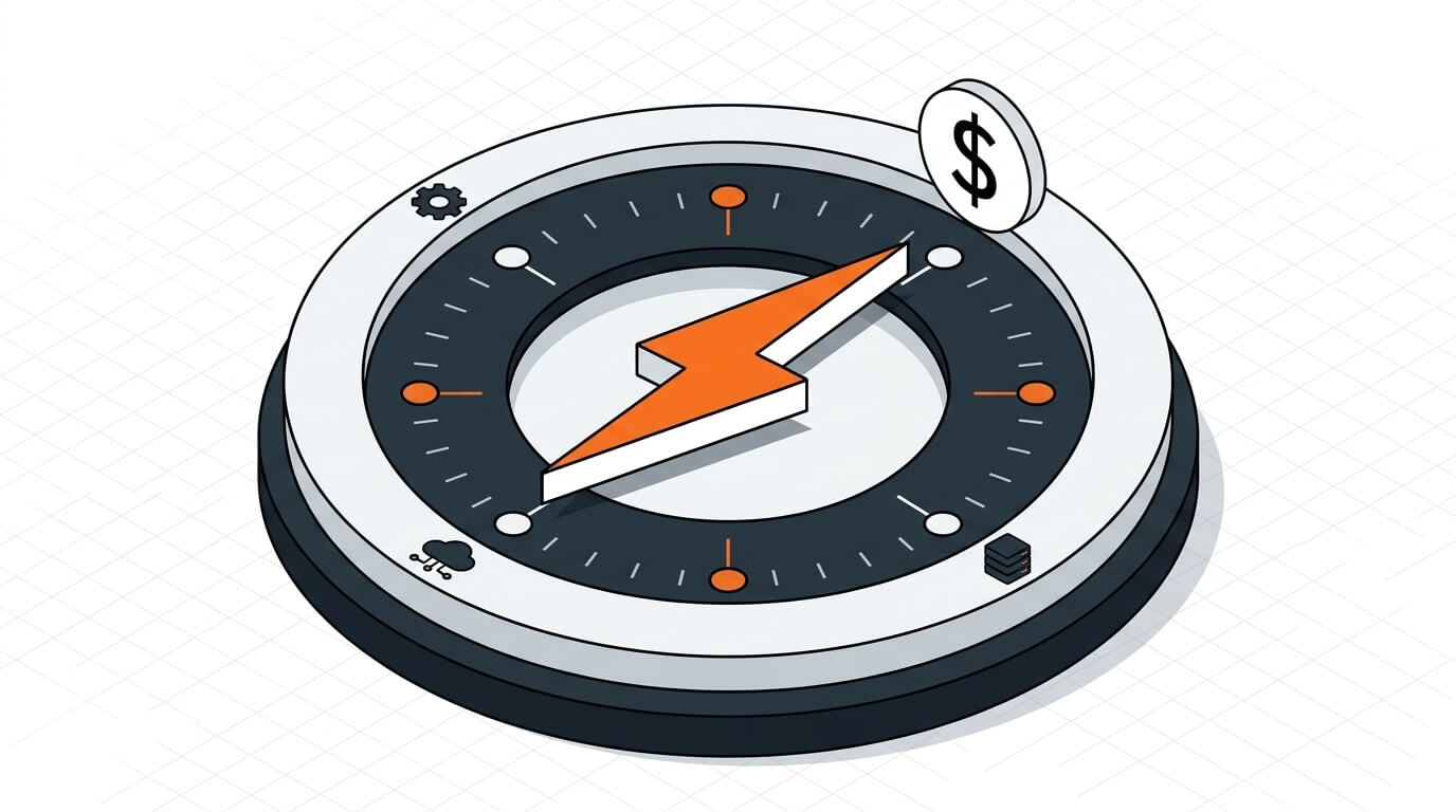 Dashboard icon representing independent, vendor-neutral IT and cloud services
